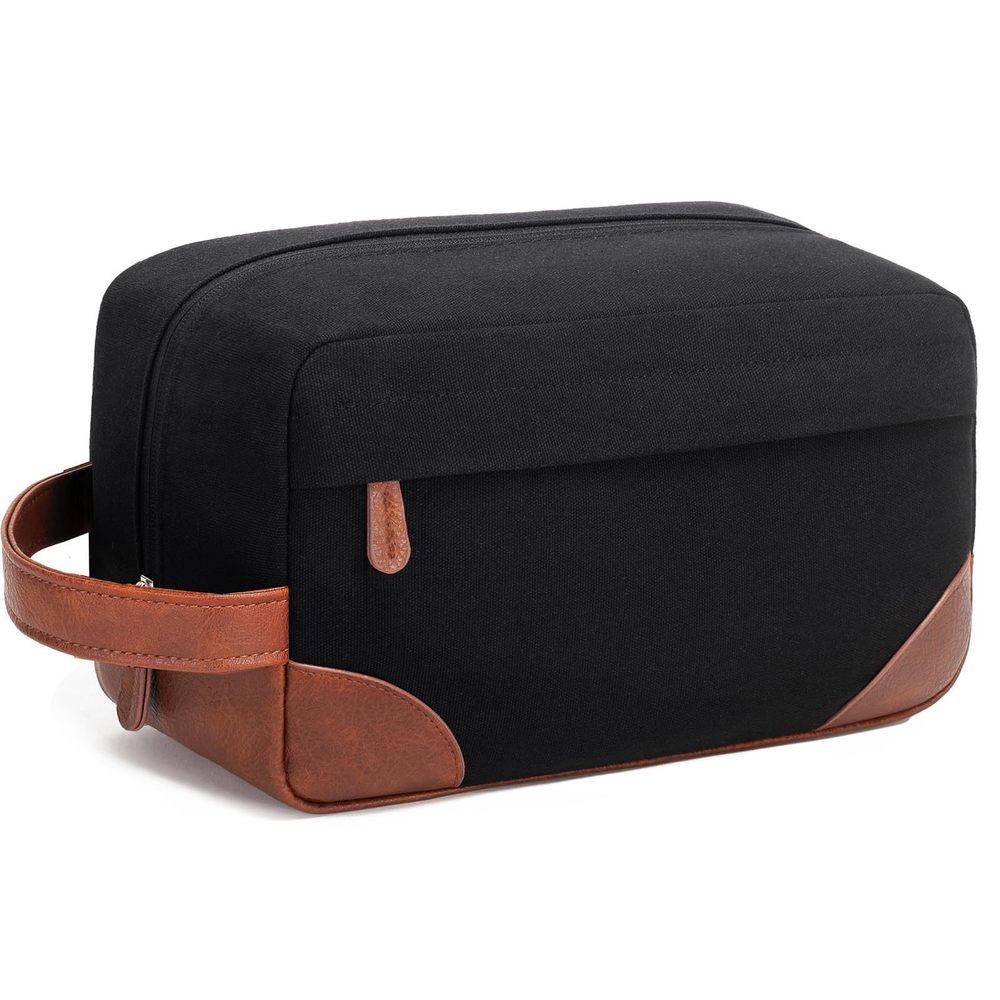 Large Toiletry Bag Hanging Dopp Kit For Men Water Resistant Canvas Shaving Bag💘